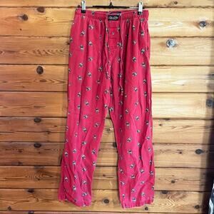 Polo Ralph Lauren Bear Skiing PJ Bottoms Small RL Ribbed